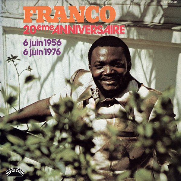 Franco ~ 20ème Anniversaire / 6 Juin 1956 - 6 Juin 1976 (Vinyl) - Djungel & Jazz