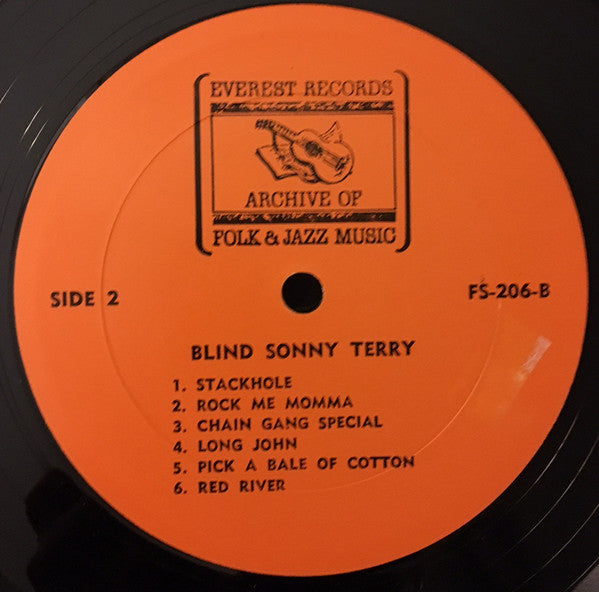 Sonny Terry ~ Blind Sonny Terry (Vinyl) - Djungel & Jazz