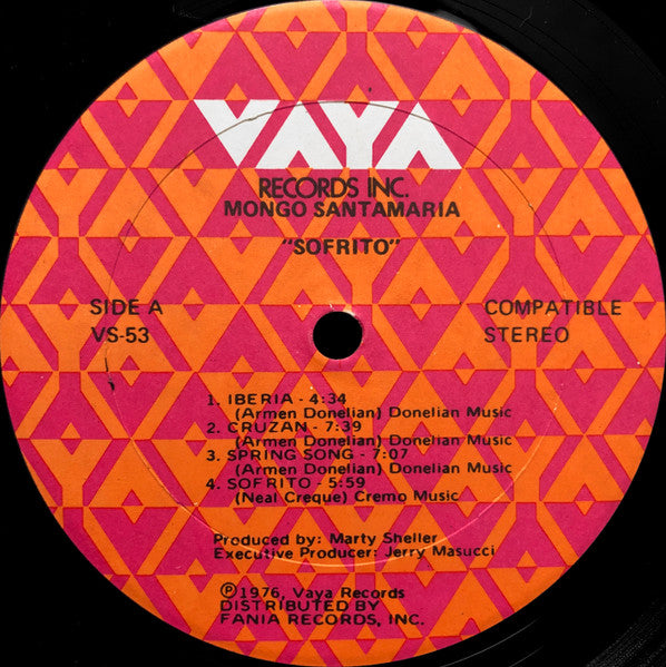 Mongo Santamaria : Sofrito (LP, Album)