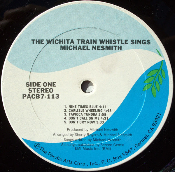 Michael Nesmith ~ The Wichita Train Whistle Sings (Vinyl) - Djungel & Jazz