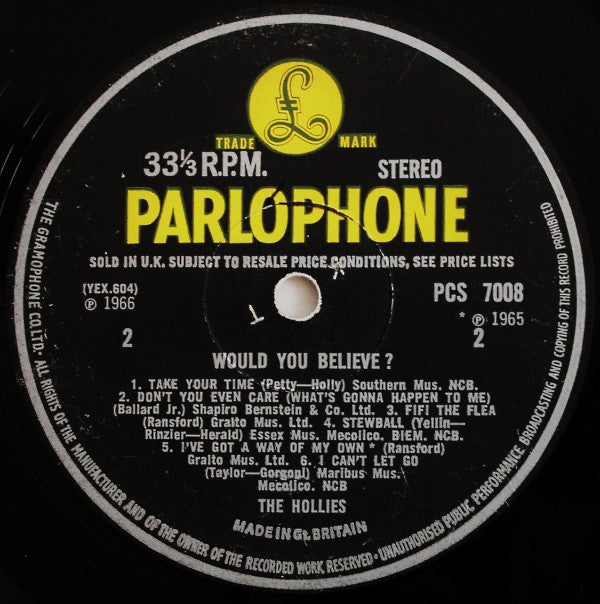 The Hollies ~ Would You Believe? (Vinyl) - Djungel & Jazz