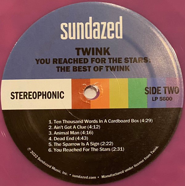 Twink ~ The Best Of Twink: You Reached For The Stars (Vinyl) - Djungel & Jazz
