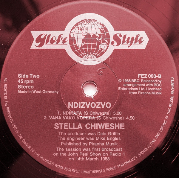Stella Chiweshe ~ Ndizvozvo (Vinyl) - Djungel & Jazz