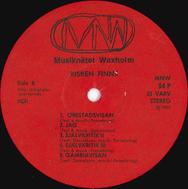Risken Finns ~ 2:a LP:n (Vinyl) - Djungel & Jazz