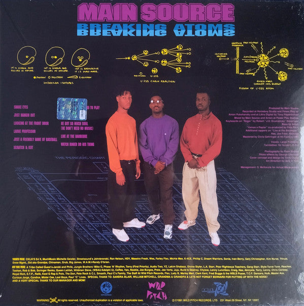 Main Source ~ Breaking Atoms (Vinyl) - Djungel & Jazz