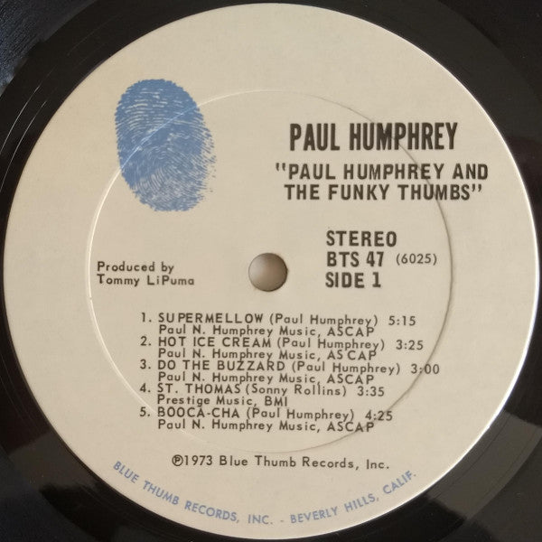 Paul Humphrey : Supermellow (LP, Album, Ter)