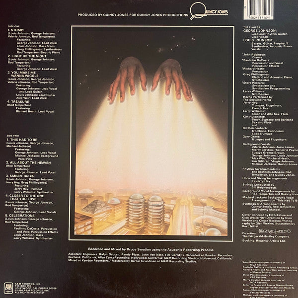 The Brothers Johnson ~ Light Up The Night (Vinyl) - Djungel & Jazz