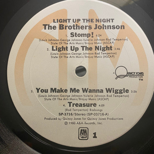 The Brothers Johnson ~ Light Up The Night (Vinyl) - Djungel & Jazz
