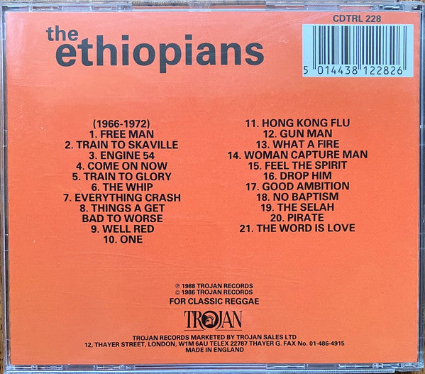 The Ethiopians ~ The Original Reggae Hitsound Of The Ethiopians (Vinyl) - Djungel & Jazz