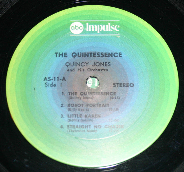 Quincy Jones And His Orchestra ~ The Quintessence (Vinyl) - Djungel & Jazz