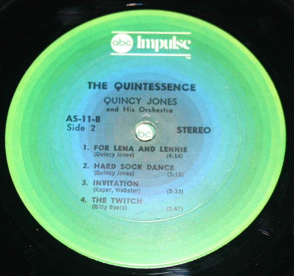 Quincy Jones And His Orchestra ~ The Quintessence (Vinyl) - Djungel & Jazz