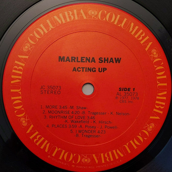 Marlena Shaw ~ Acting Up (Vinyl) - Djungel & Jazz