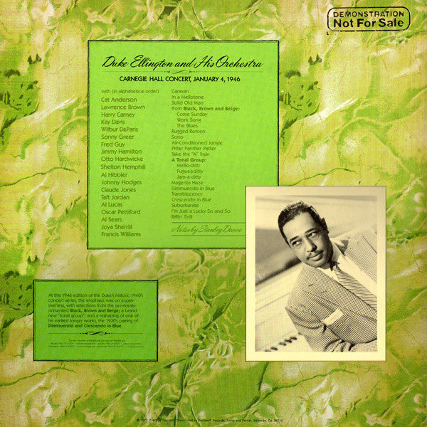 Duke Ellington And His Orchestra ~ January 1946 (Vinyl) - Djungel & Jazz