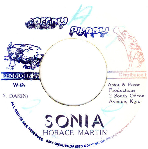 Horace Martin : Sonia (7")