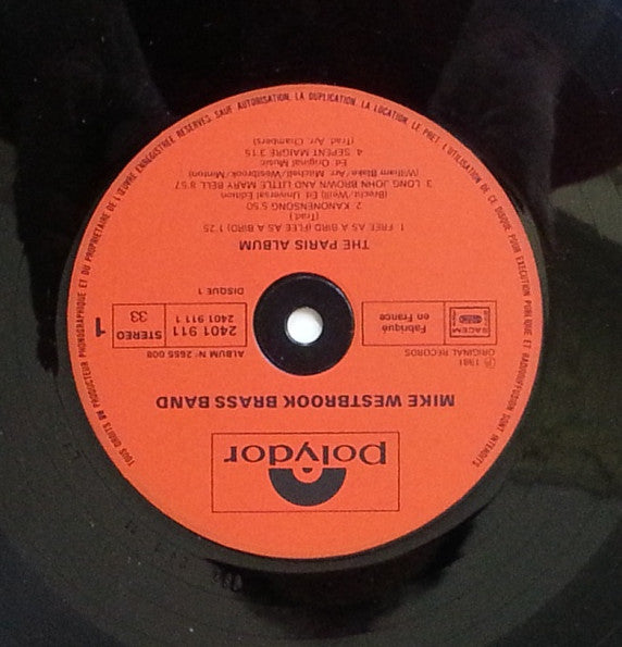 Mike Westbrook Brass Band ~ The Paris Album (En Concert À La Chapelle Des Lombards) (Vinyl) - Djungel & Jazz