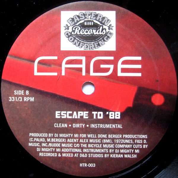Cage : The Left Hand Path / Escape To '88 (12")