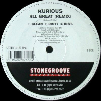 Kurious : All Great (12")
