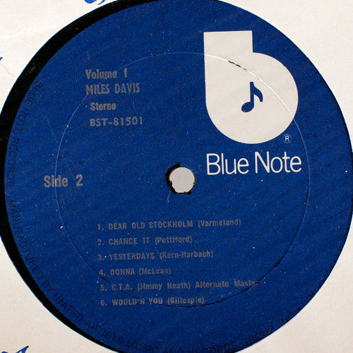 Miles Davis : Volume 1 (LP, Comp, RE, RM, Whi)