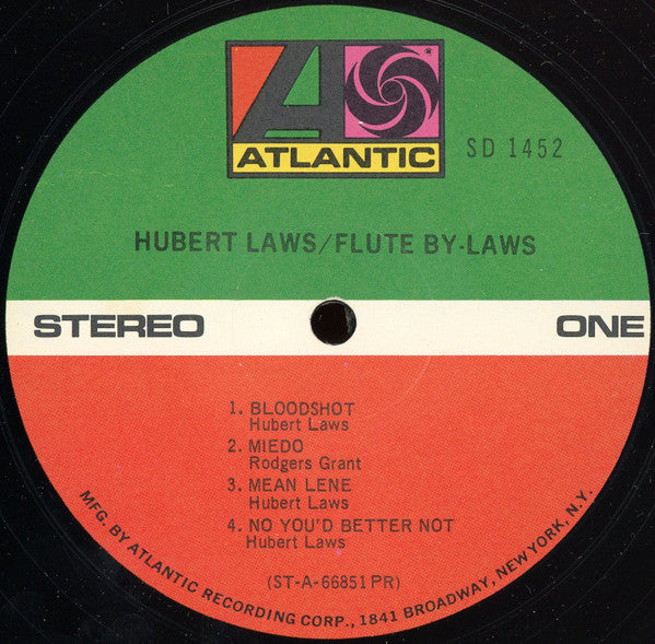 Hubert Laws ~ Flute By-Laws (Vinyl) - Djungel & Jazz