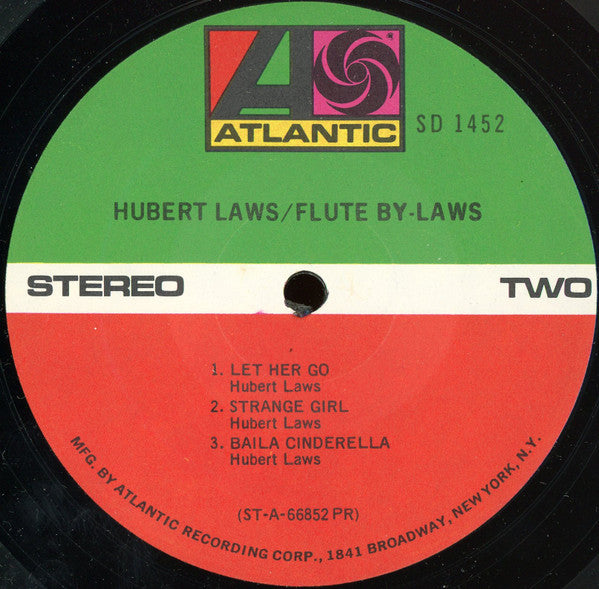 Hubert Laws ~ Flute By-Laws (Vinyl) - Djungel & Jazz