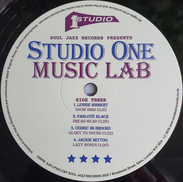 Various ~ Studio One Music Lab (Vinyl) - Djungel & Jazz