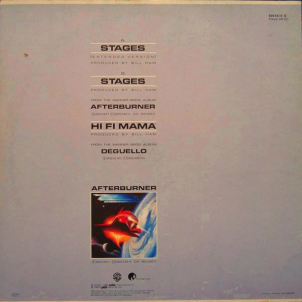 ZZ Top : Stages (Extended Version) (12", Maxi)