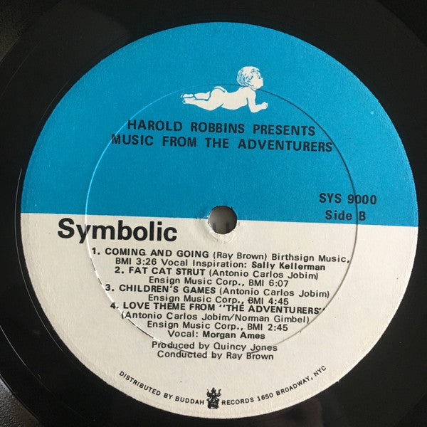 Antonio Carlos Jobim, Ray Brown's Orchestra Arranged By Quincy Jones ~ Music From "The Adventurers" (Vinyl) - Djungel & Jazz