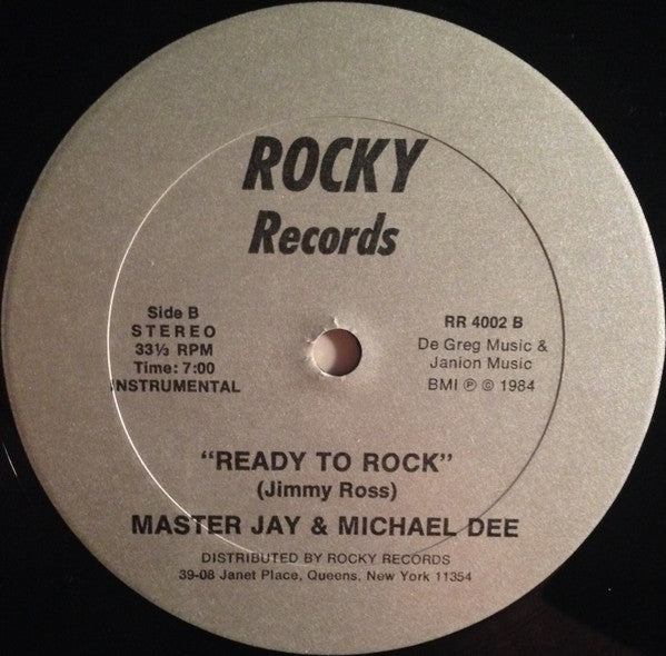 Master Jay & Michael Dee ~ Ready To Rock (Vinyl) - Djungel & Jazz