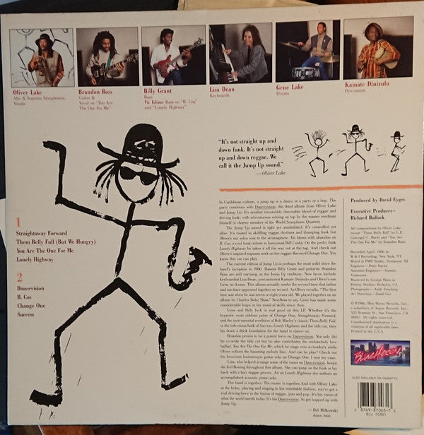 Oliver Lake And Jump Up : Dancevision (LP, Album)