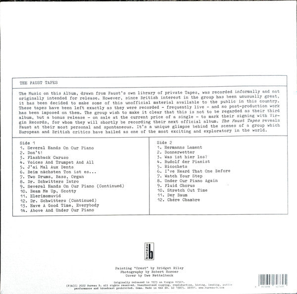 Faust ~ The Faust Tapes (Vinyl) - Djungel & Jazz