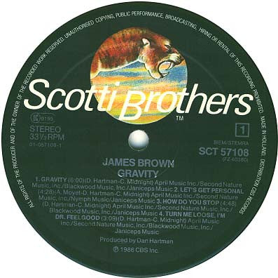James Brown ~ Gravity (Vinyl) - Djungel & Jazz