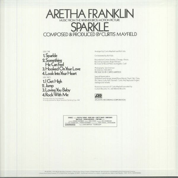 Aretha Franklin ~ Sparkle (Music From The Warner Bros. Motion Picture) (Vinyl) - Djungel & Jazz