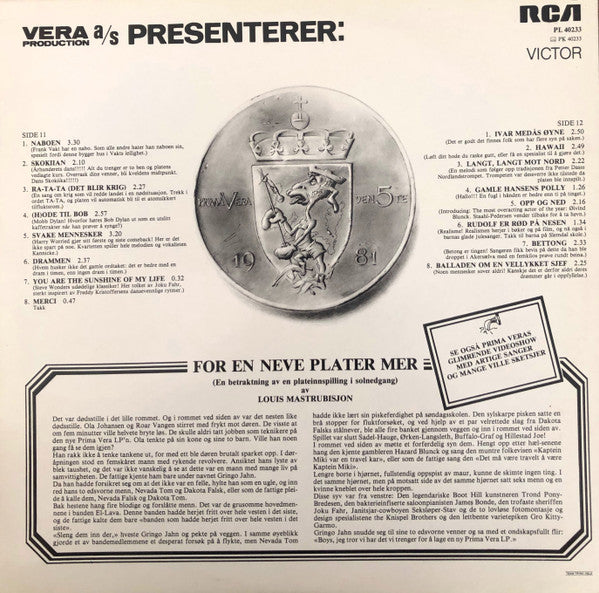 Prima Vera ~ Den 5te (Vinyl) - Djungel & Jazz