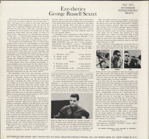 The George Russell Sextet ~ Ezz-thetics (Vinyl) - Djungel & Jazz