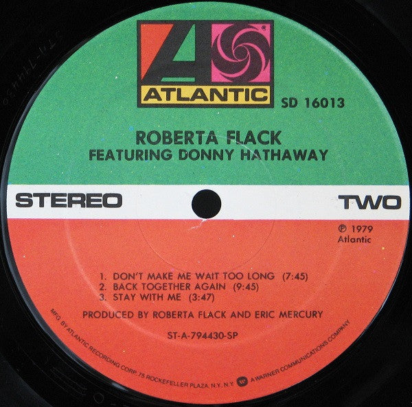 Roberta Flack Featuring Donny Hathaway ~ Roberta Flack Featuring Donny Hathaway (Vinyl) - Djungel & Jazz