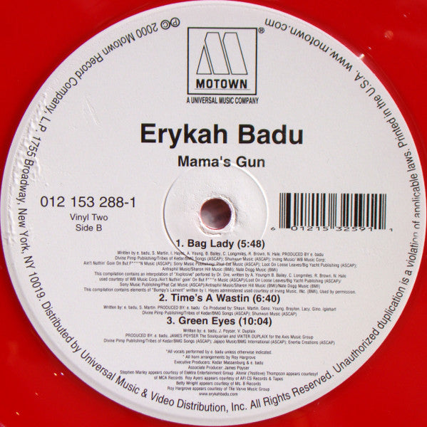 Erykah Badu ~ Mama's Gun (Vinyl) - Djungel & Jazz