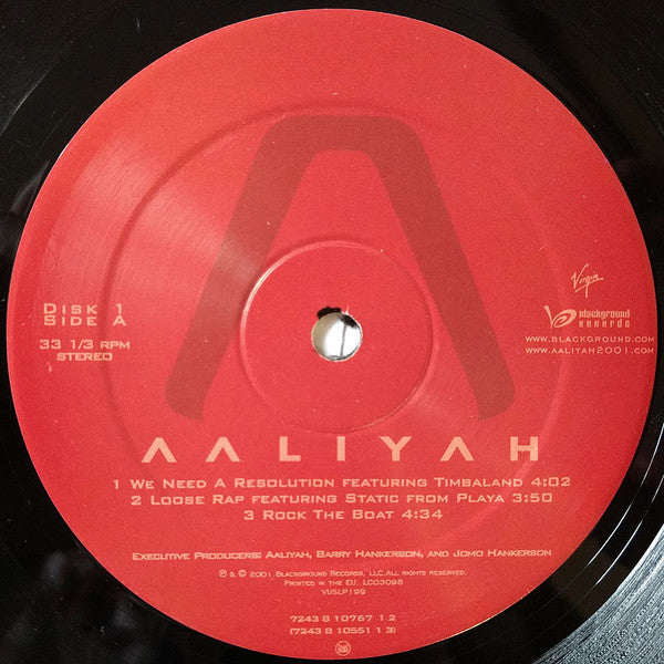 Aaliyah ~ Aaliyah (Vinyl) - Djungel & Jazz
