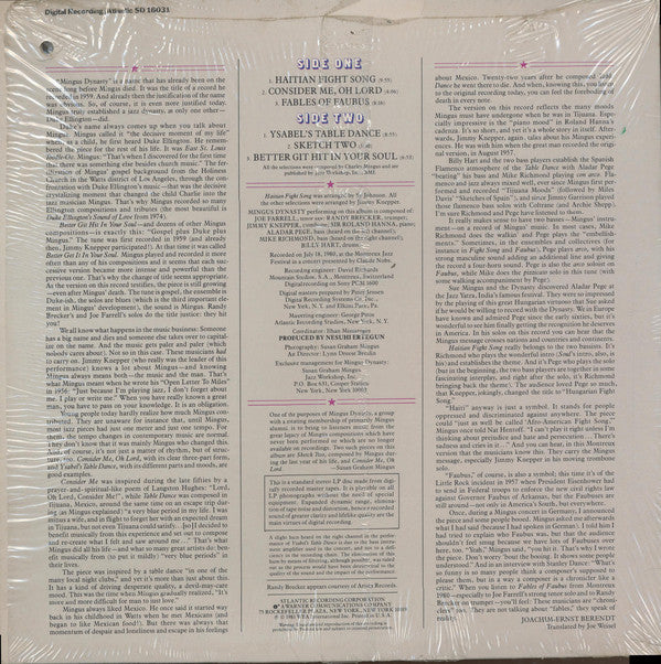 Mingus Dynasty ~ Live At Montreux (Vinyl) - Djungel & Jazz