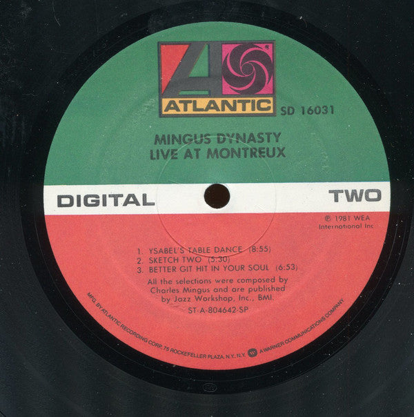 Mingus Dynasty ~ Live At Montreux (Vinyl) - Djungel & Jazz