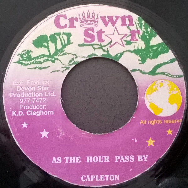 Capleton ~ As The Hour Pass By (Vinyl) - Djungel & Jazz