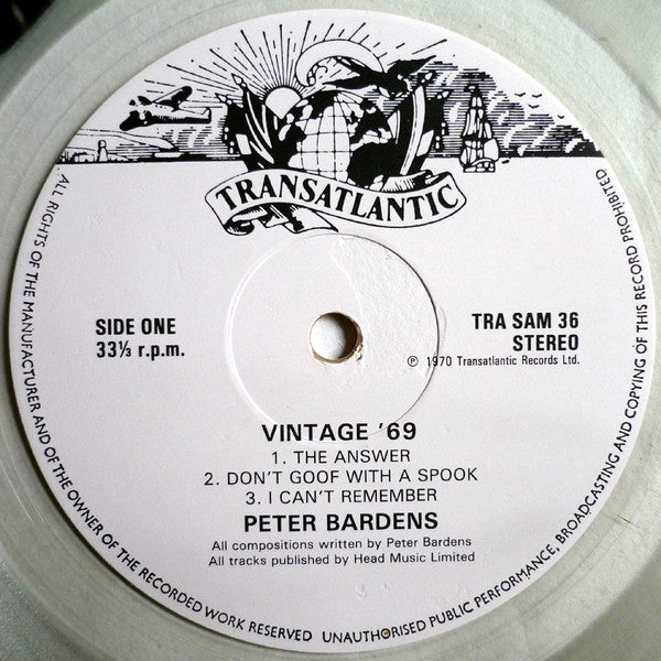 Peter Bardens ~ Vintage '69 (Vinyl) - Djungel & Jazz