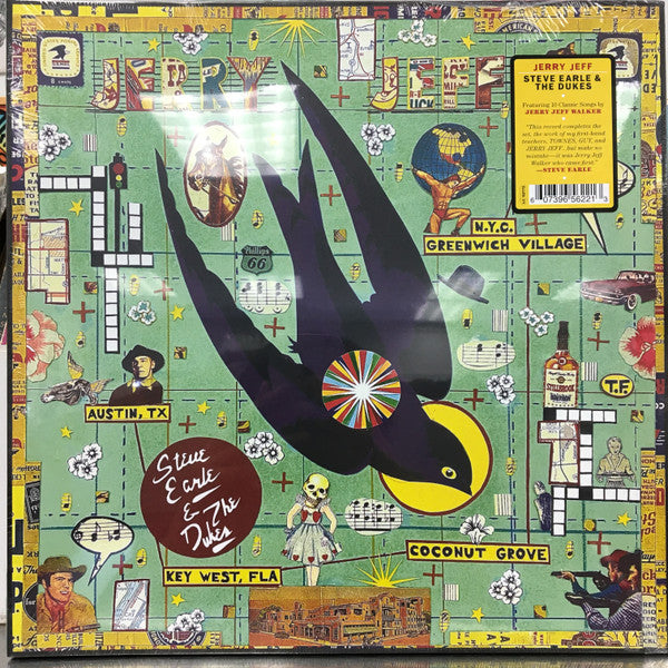 Steve Earle & The Dukes ~ Jerry Jeff (Vinyl) - Djungel & Jazz
