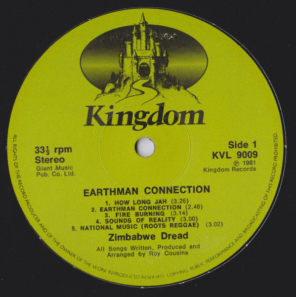 Zimbabwe Dread : Earthman Connection (LP, Album)