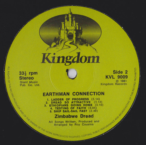 Zimbabwe Dread : Earthman Connection (LP, Album)