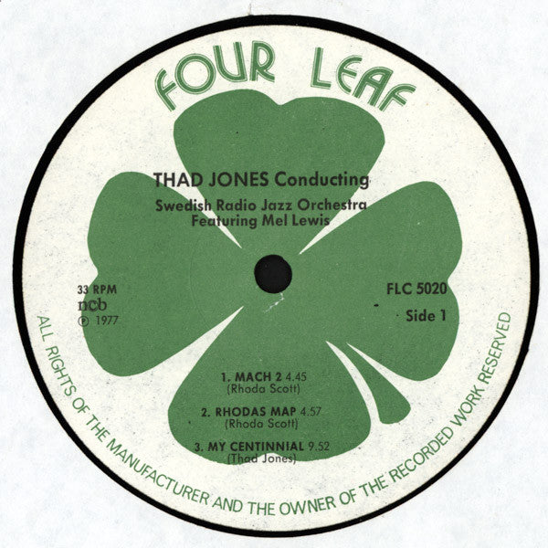 Thad Jones & Aura Rully ~ Thad And Aura (Vinyl) - Djungel & Jazz