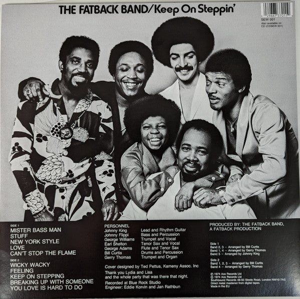 The Fatback Band ~ Keep On Steppin' (Vinyl) - Djungel & Jazz