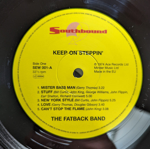 The Fatback Band ~ Keep On Steppin' (Vinyl) - Djungel & Jazz