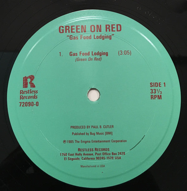 Green On Red ~ Gas Food Lodging (Vinyl) - Djungel & Jazz
