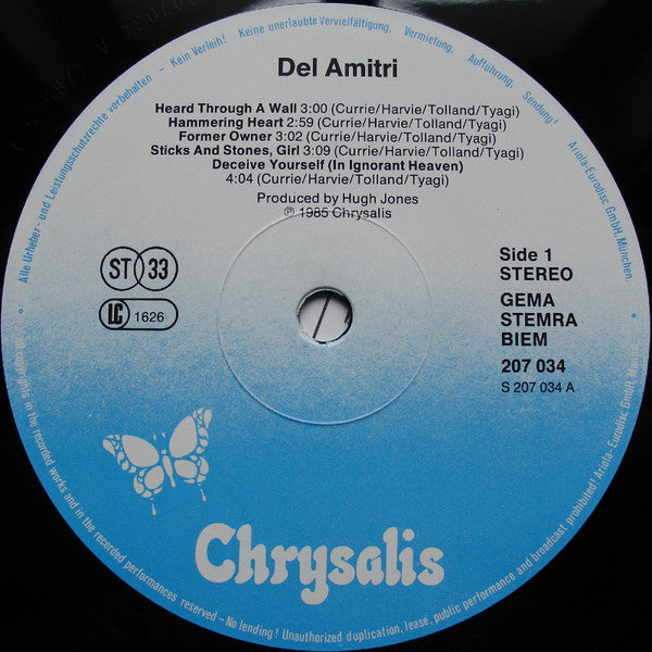 Del Amitri ~ Del Amitri (Vinyl) - Djungel & Jazz