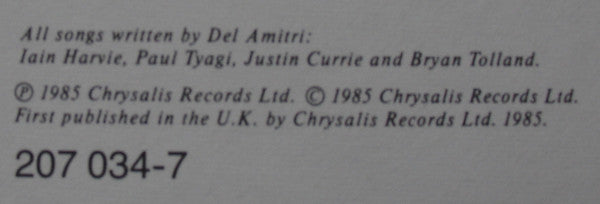 Del Amitri ~ Del Amitri (Vinyl) - Djungel & Jazz